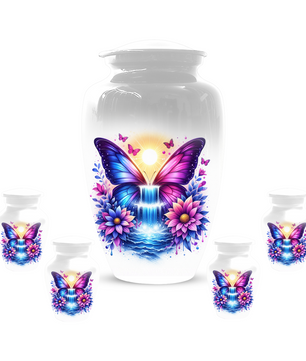 Butterfly Urn for Ashes | Custom Butterfly Cremation Urn for Human Ashes