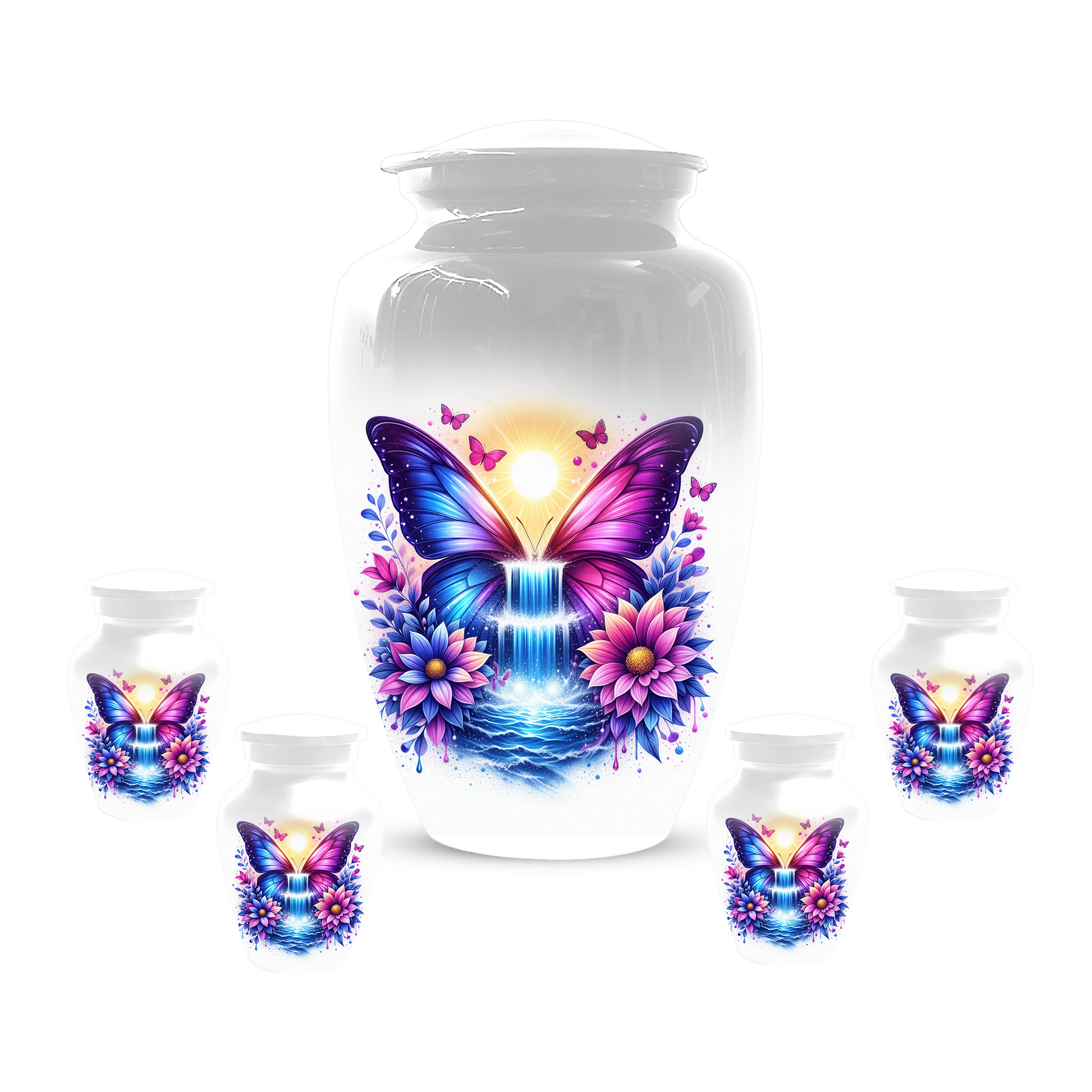 Butterfly Urn for Ashes | Custom Butterfly Cremation Urn for Human Ashes