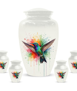 Humming Bird Urn for Human Ashes | Hummingbird Adult Cremation Urn – Beautiful Memorial Urn for Adults