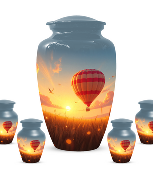 Personalized Hot Air Balloon Urn for Ashes – Custom Adult Cremation Urns for  Men & Women | Sunset Memorial  Keepsake