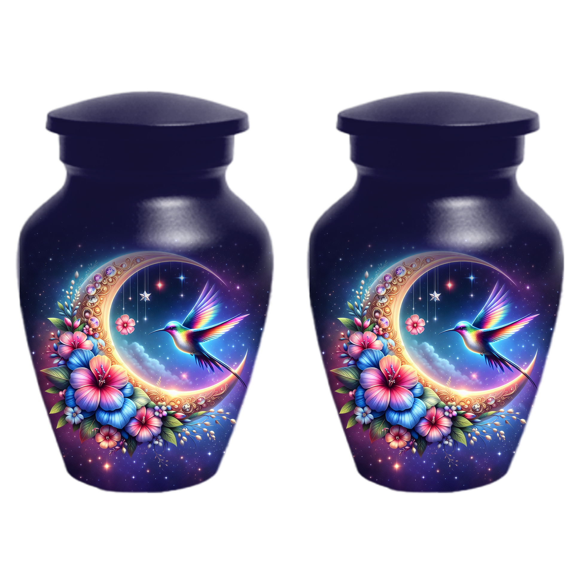 Hummingbird Cremation Urn for Ashes, Personalized Memorial Urn for Mom