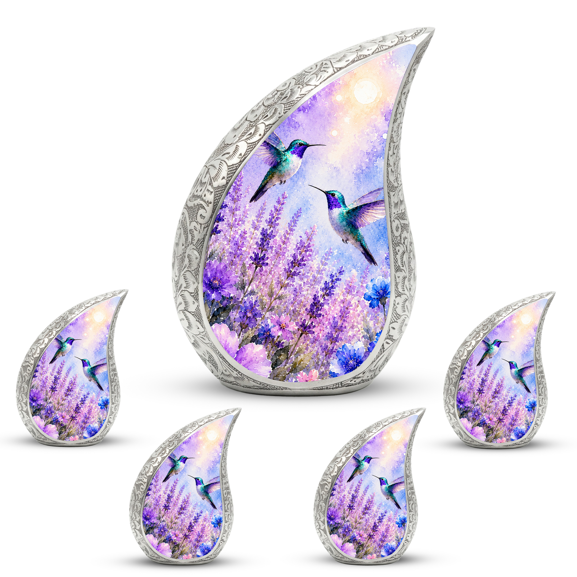 Hummingbird Urn for Adult Ashes | Beautiful Hummingbird Adult Cremation Urn