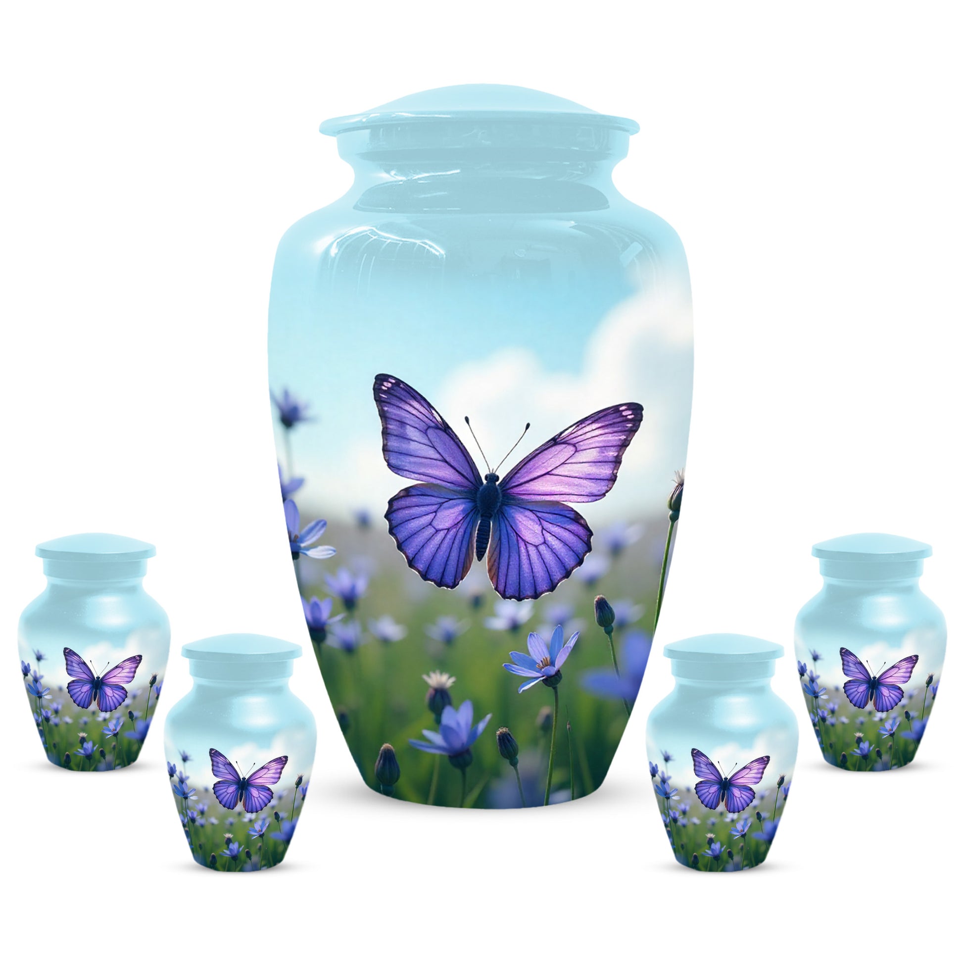 Monarch Butterfly Urn for Human Ashes | Elegant Monarch Butterfly Cremation Urn for Adult Ashes