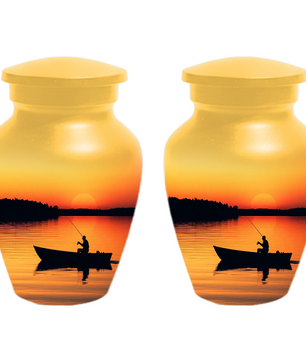 Fishing Urn for Human Ashes | Personalized Memorial Urn