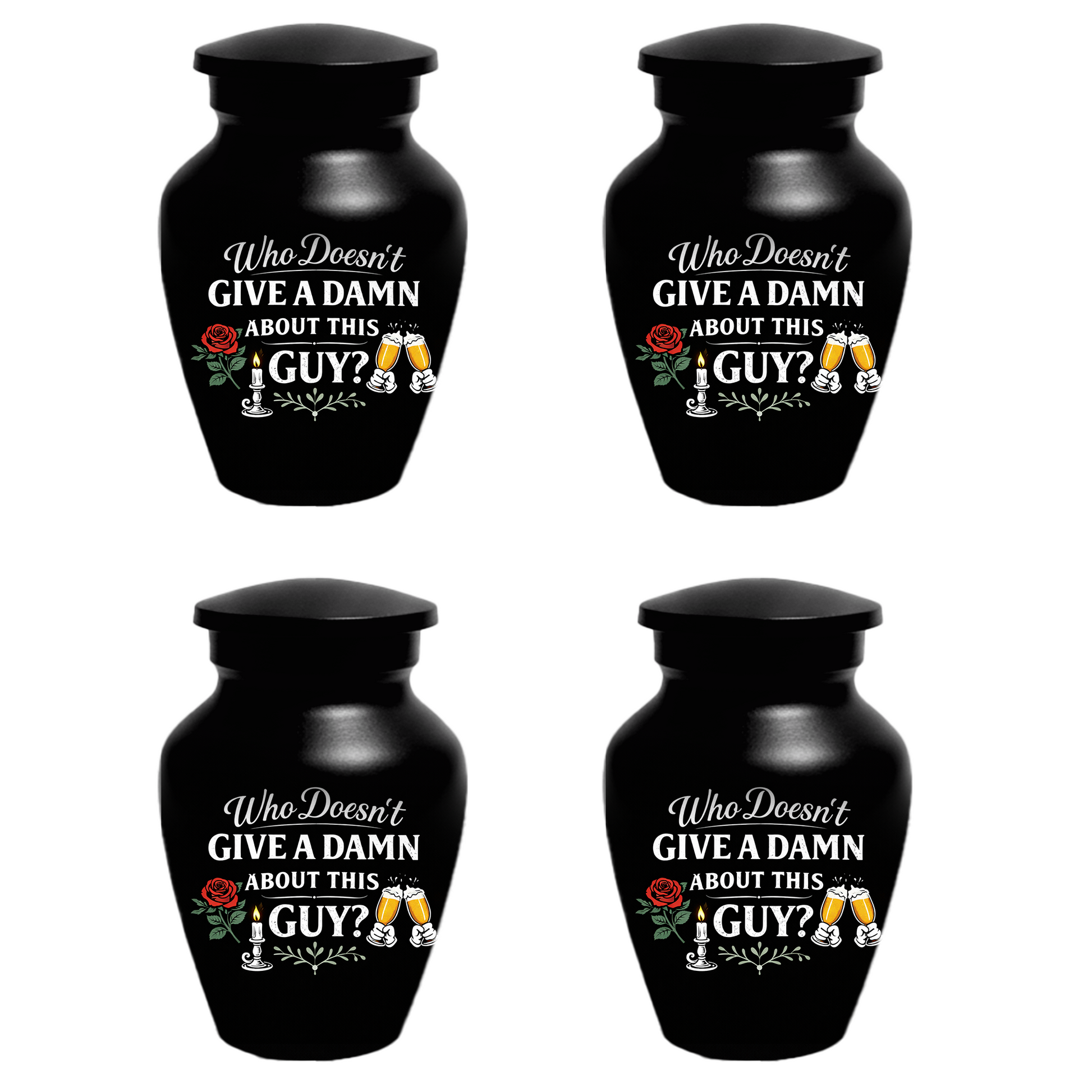Funny Adult Urn for Ashes,  Personalized Memorial Urn for Dad