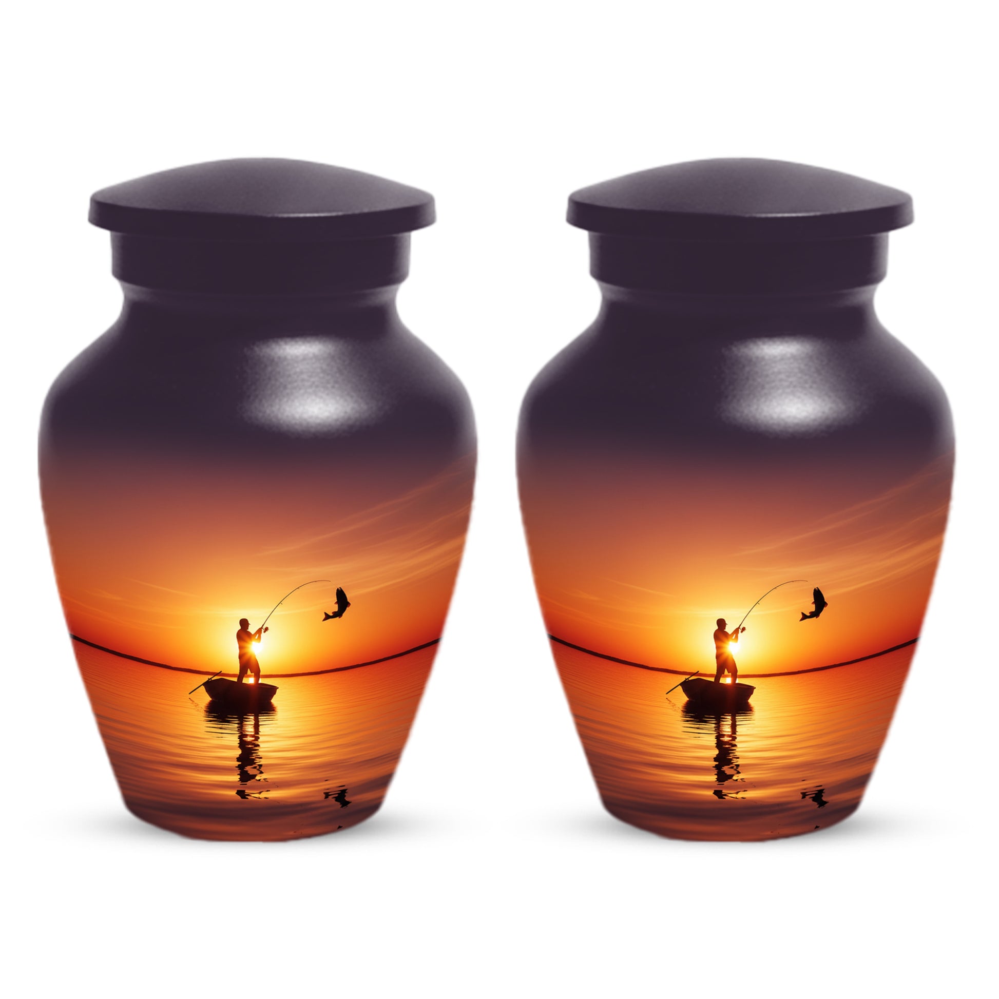 Fishing Urn for Human Ashes | Fishing Cremation Urn for Dad, Men