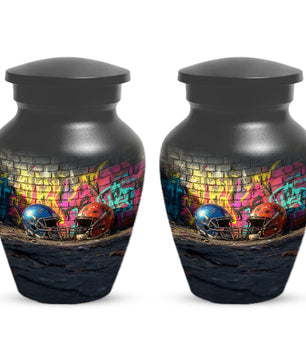 Football Helmet Urn for Dad – Custom Sports Cremation Urn for Ashes