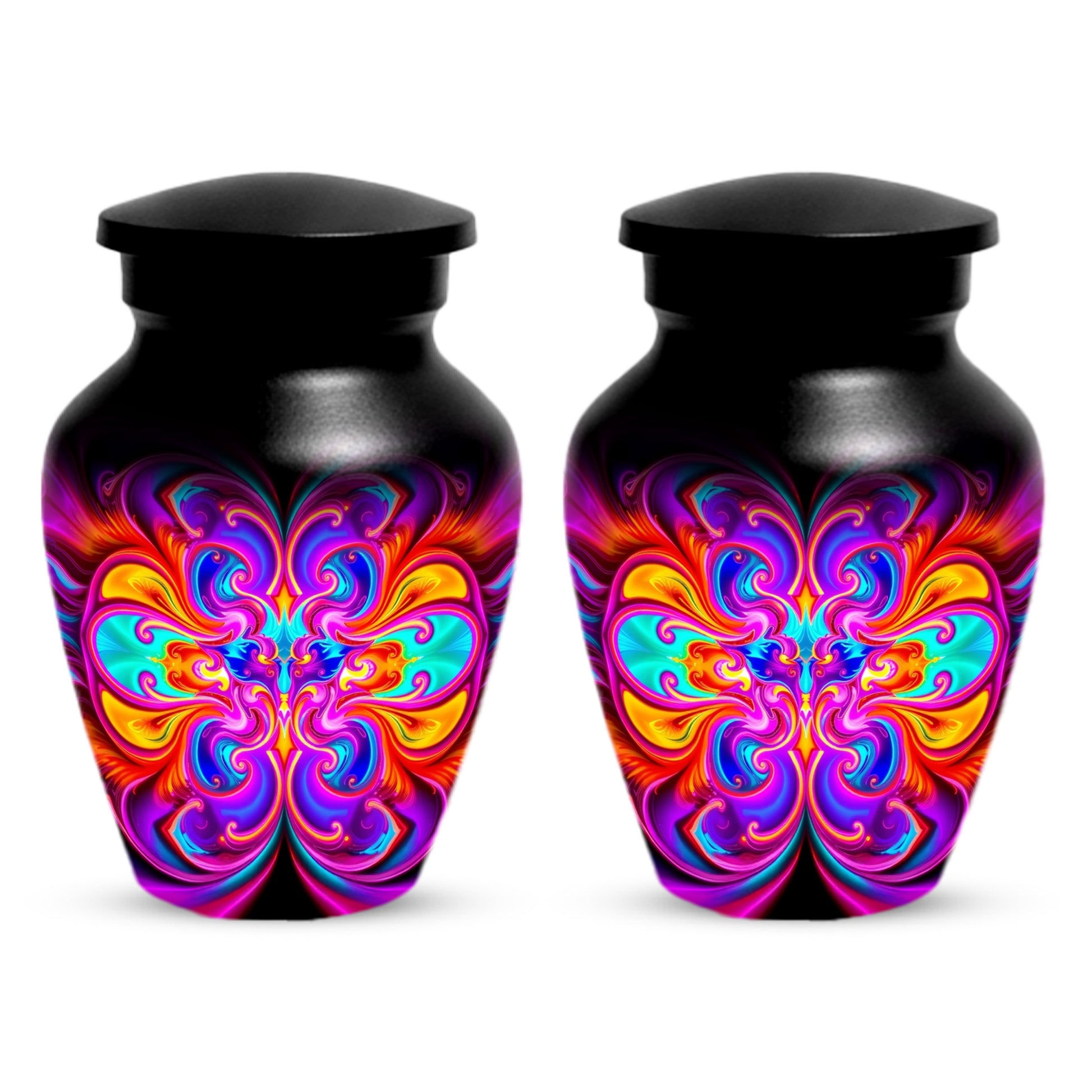 Abstract Colorful Cremation Urns for Ashes – Custom Adult Memorial Urn