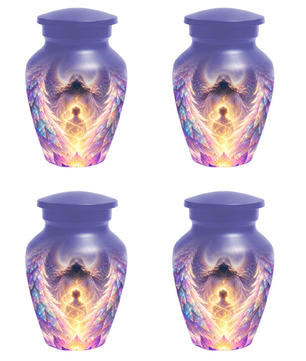Guardian Angel Cremation Urn, Personalized Angel Memorial Urn for Human Ashes