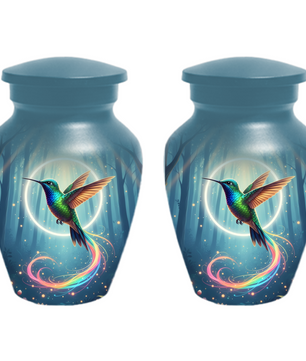 Personalized Hummingbird Urn for Mom | Custom Cremation Urn