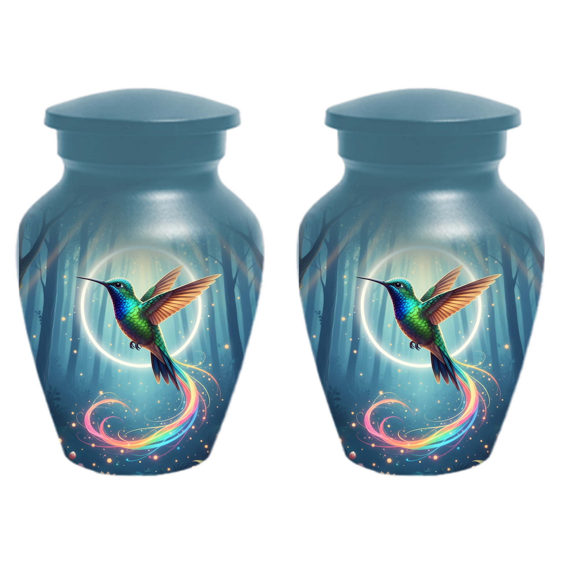 Personalized Hummingbird Urn for Mom | Custom Cremation Urn