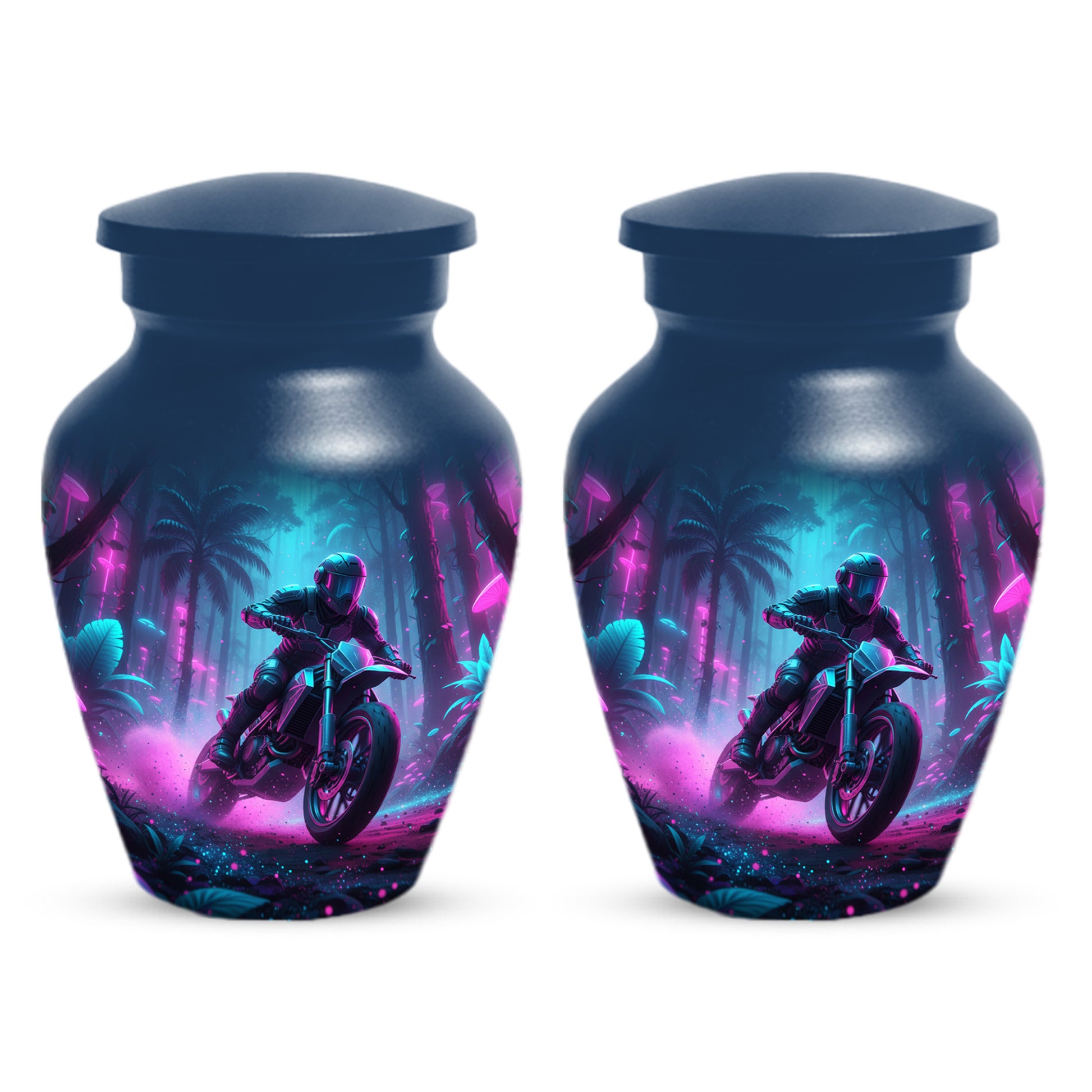 Dirt Bike Urn for Ashes - Personalized Motocross Memorial for Dad | Motorcycle Cremation Urns for Father