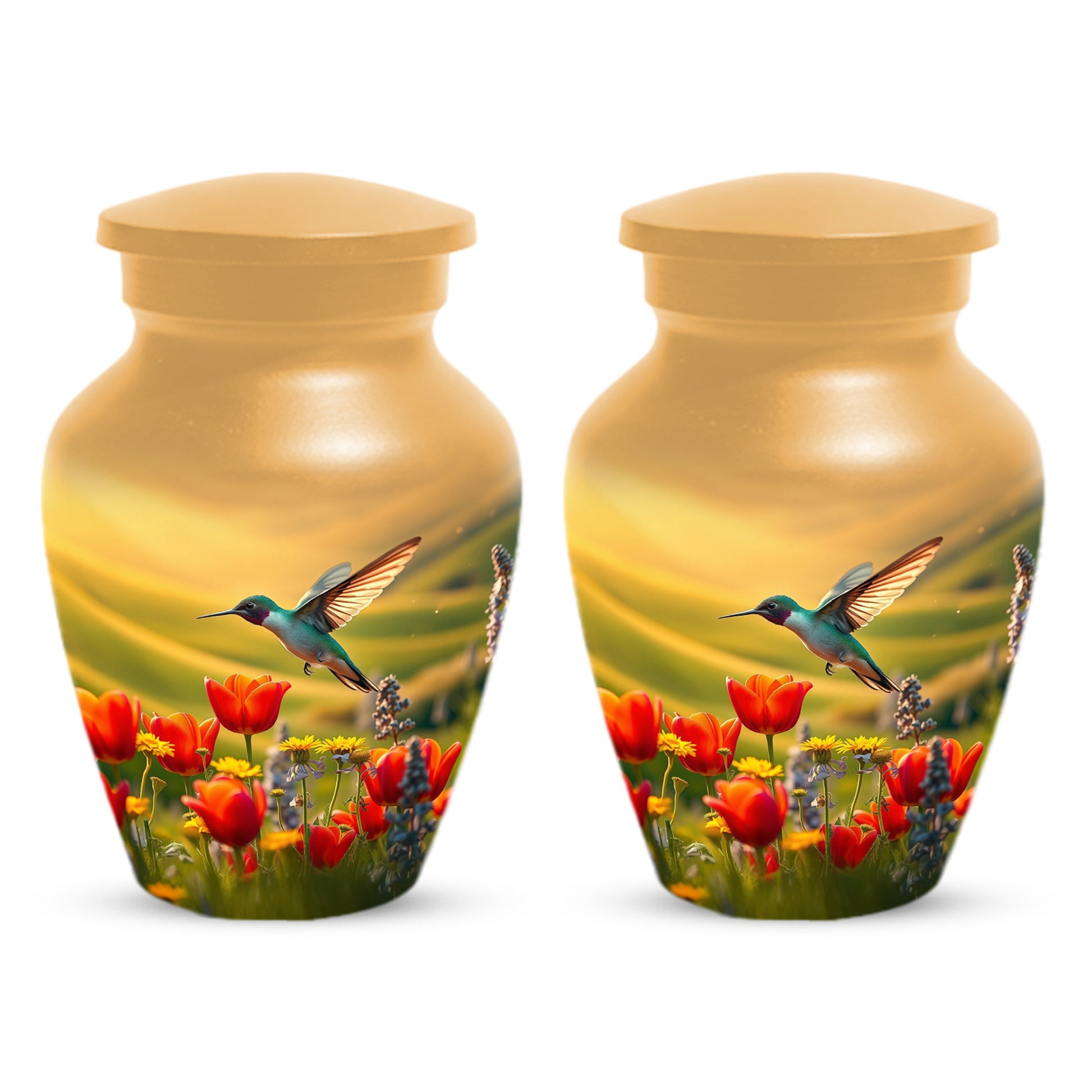 Hummingbird Urn for Mom – Custom Floral Cremation Urns for Ashes