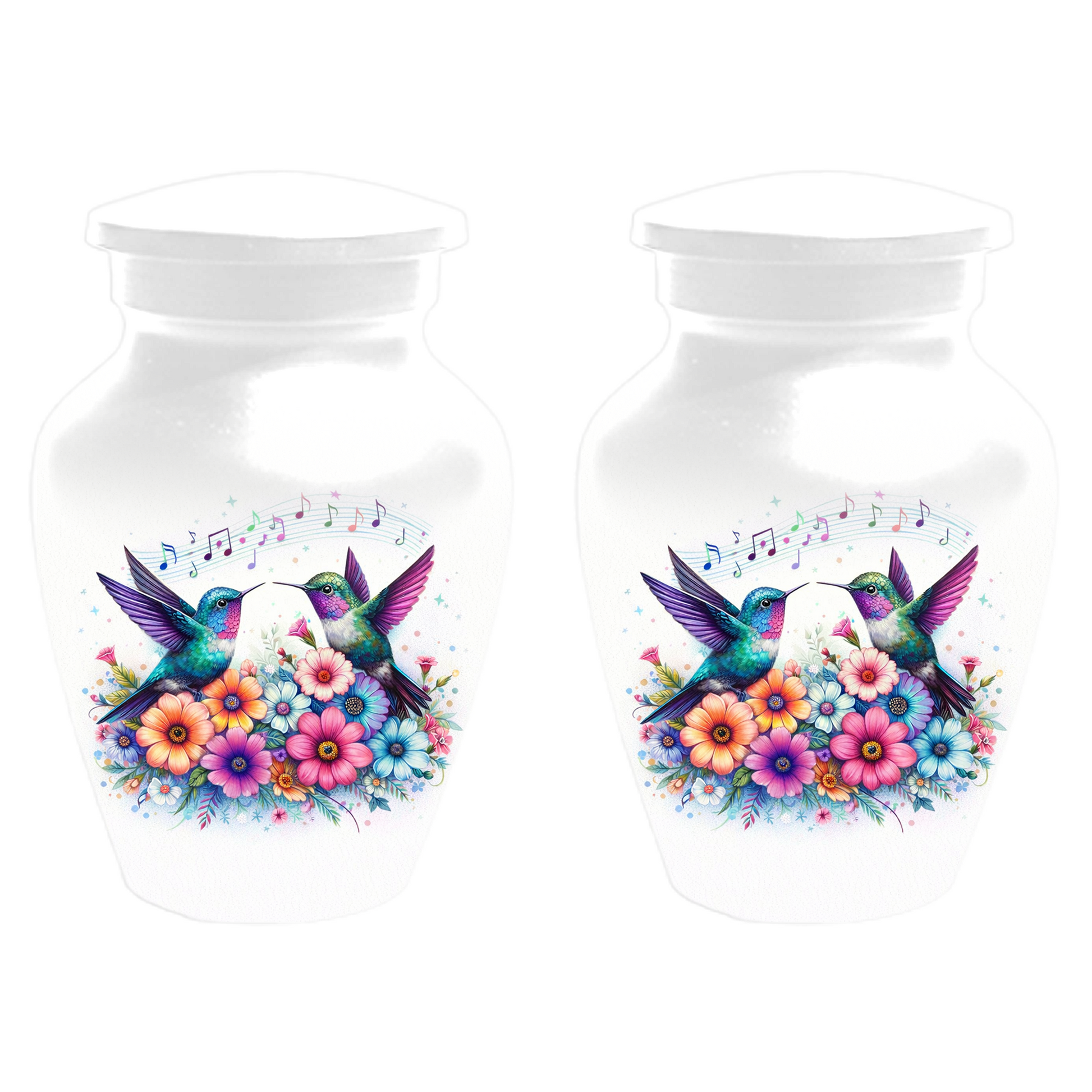 Personalized Hummingbird Cremation Urn for Human Ashes | Custom Adult Urn