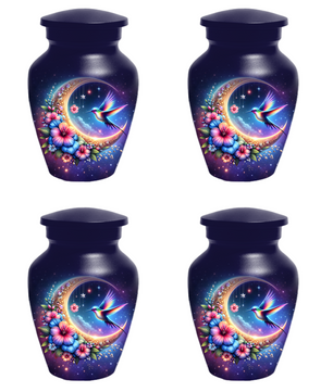 Hummingbird Cremation Urn for Ashes, Personalized Memorial Urn for Mom