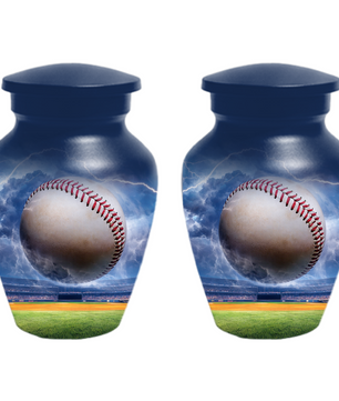 Baseball Urn for Ashes, Custom Baseball Cremation Urn