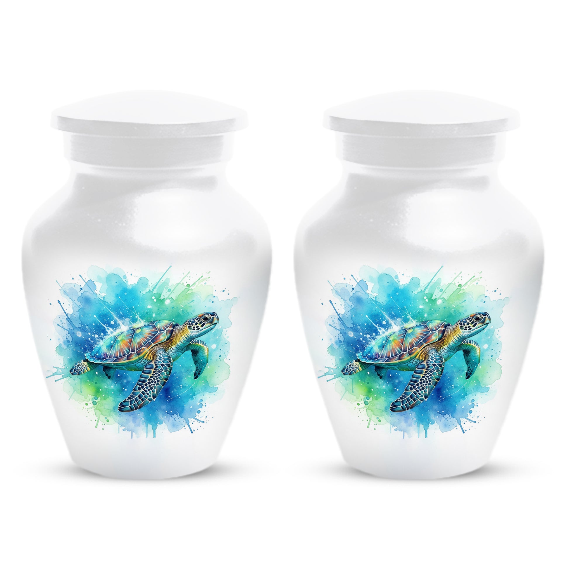 Turtle Urn for Human Ashes | Peaceful Turtle Adult Cremation Urn & Nature Memorial