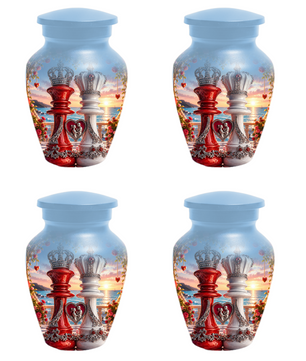 Extra Large Companion Urn for Two Adults - Personalized Couple Memorial for Mom & Dad