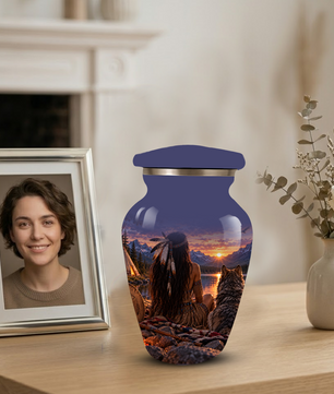 Adult Cremation Urn for Ashes | Personalized Adult Urn | Handmade Memorial Urn