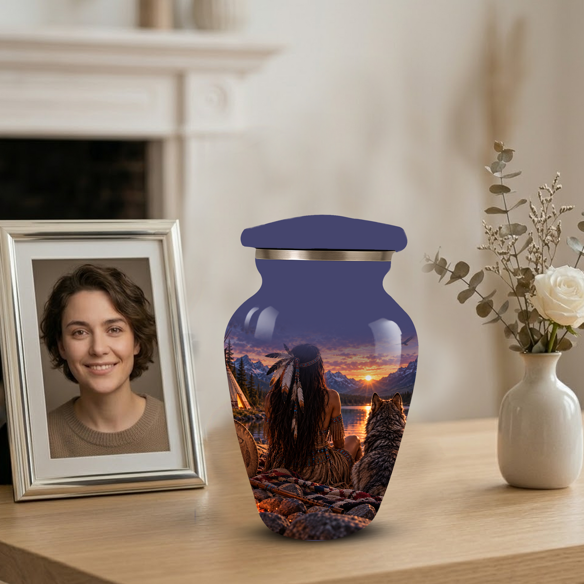 Adult Cremation Urn for Ashes | Personalized Adult Urn | Handmade Memorial Urn