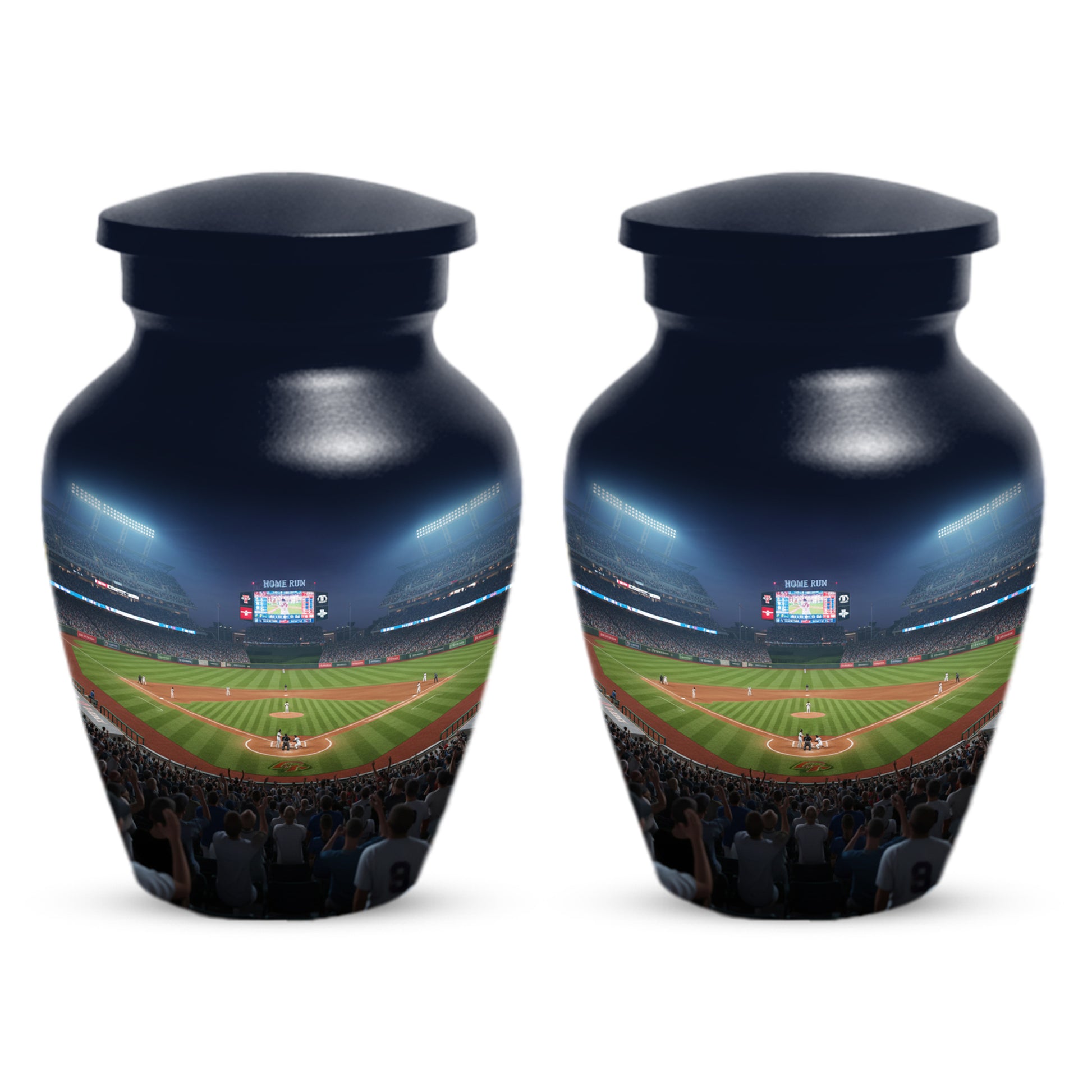 Baseball Stadium Adult Urn for Human Ashes | Personalized Baseball Cremation Urn for Men & Dad