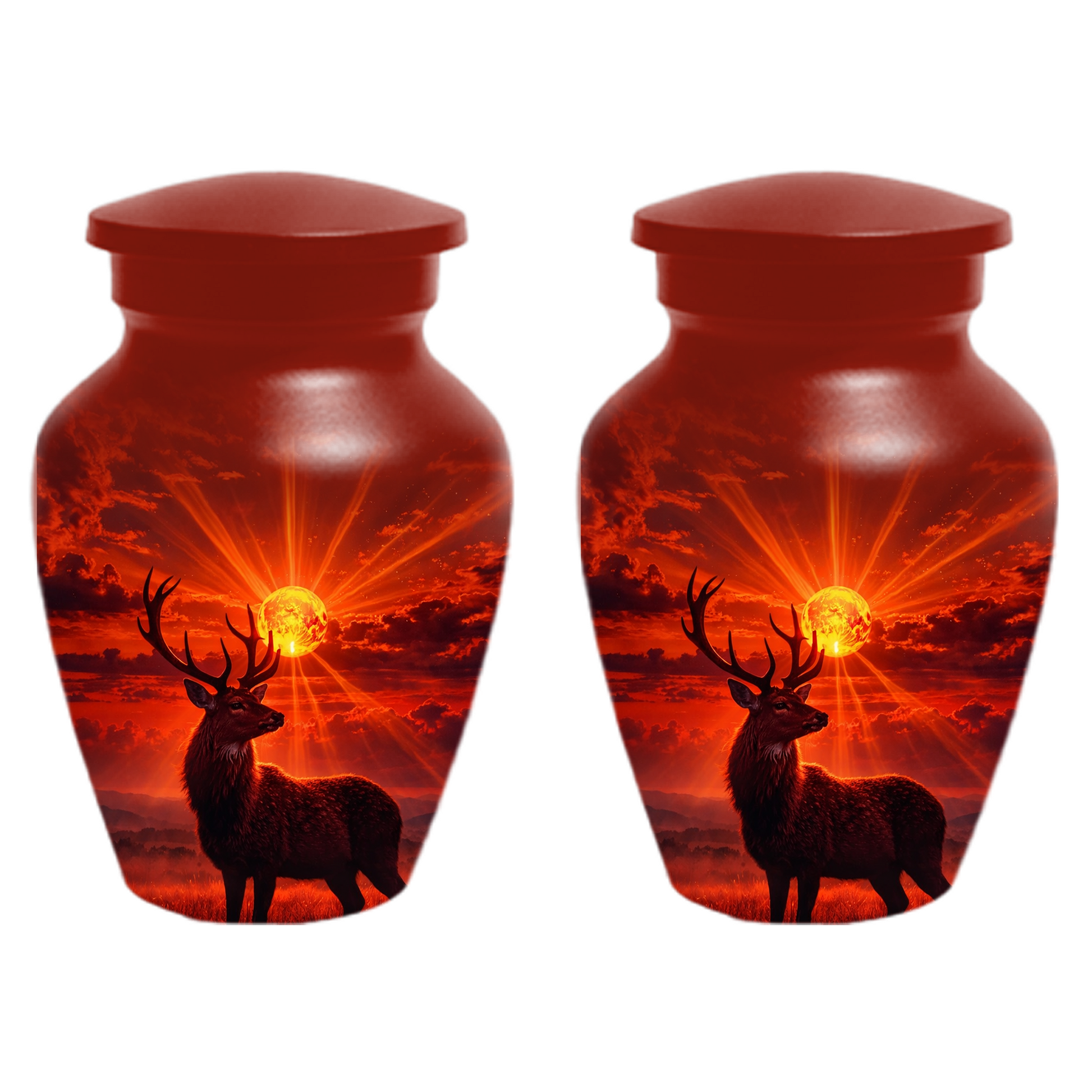 Deer Cremation Urn for Ashes | Adult Urn | Custom Memorial Urn