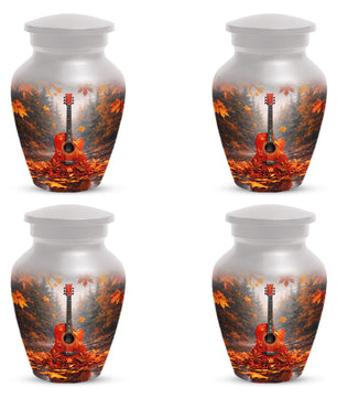 Guitar Memorial Urn for Mom - Music Keepsake Cremation Urns for Ashes