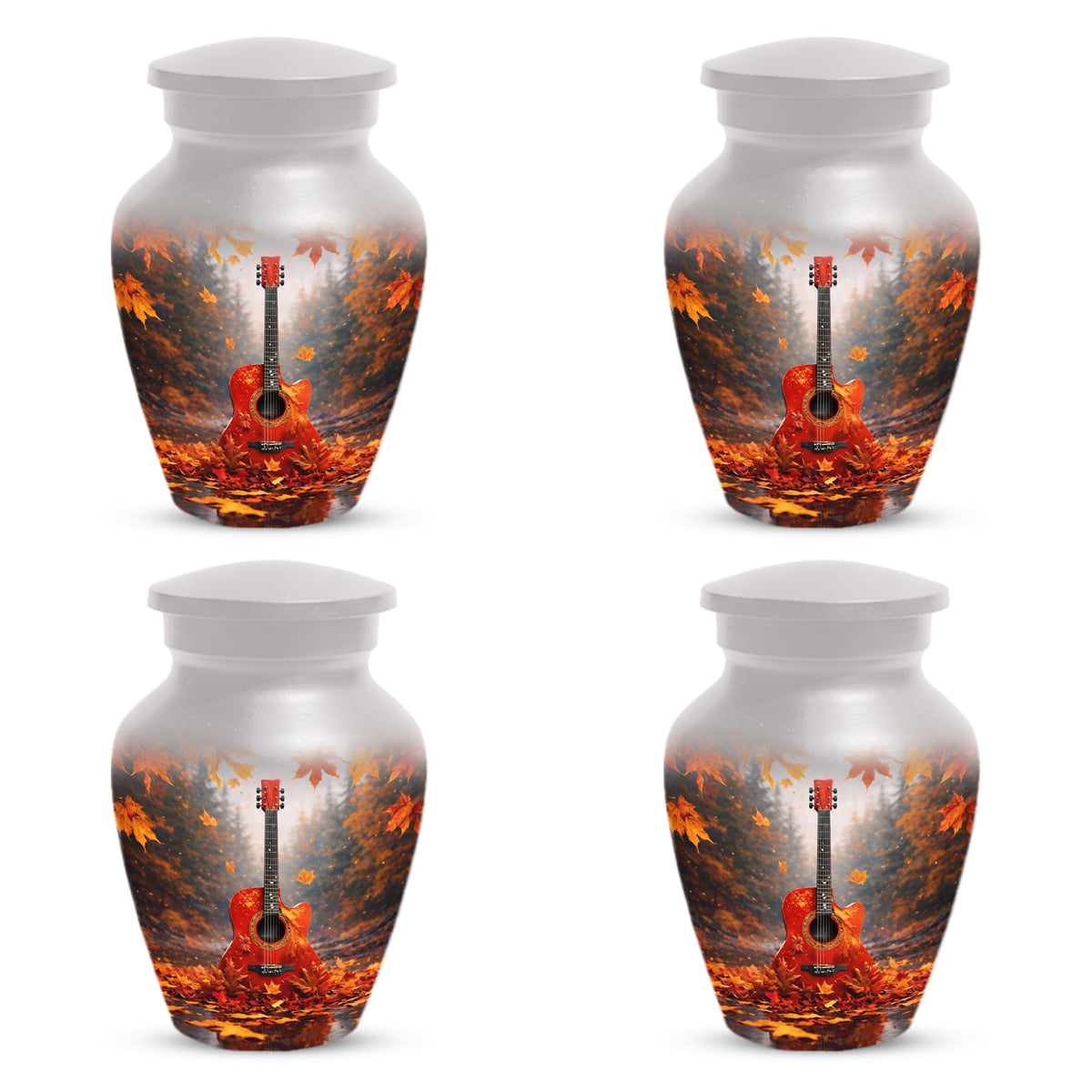 Guitar Memorial Urn for Mom - Music Keepsake Cremation Urns for Ashes