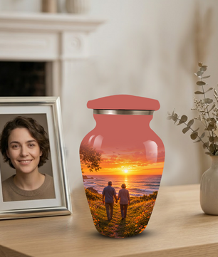 Extra Large Cremation Urn For Couples Ashes - Custom Companion Urns For Mom and Dad