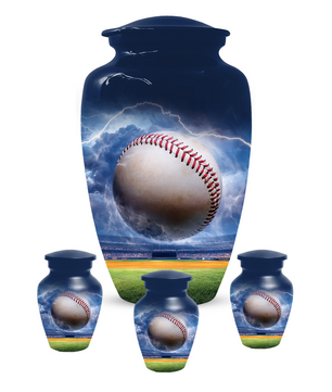 Baseball Urn for Ashes, Custom Baseball Cremation Urn