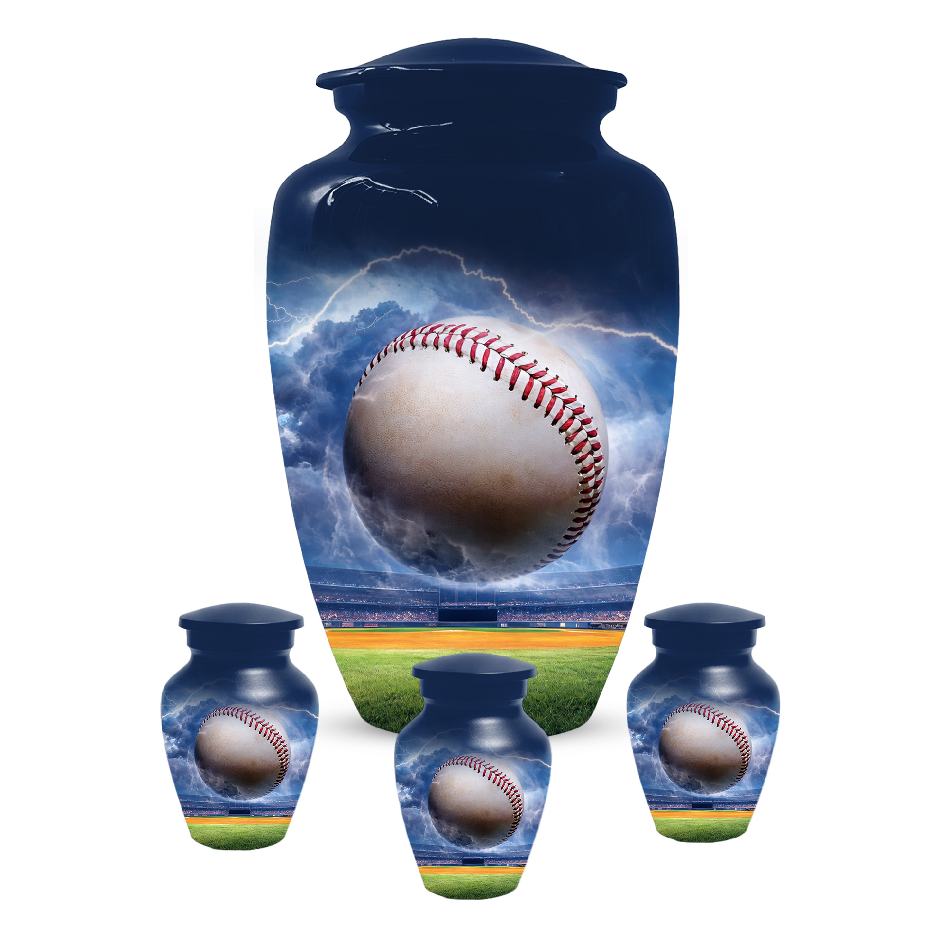 Baseball Urn for Ashes, Custom Baseball Cremation Urn