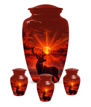 Deer Cremation Urn for Ashes | Adult Urn | Custom Memorial Urn