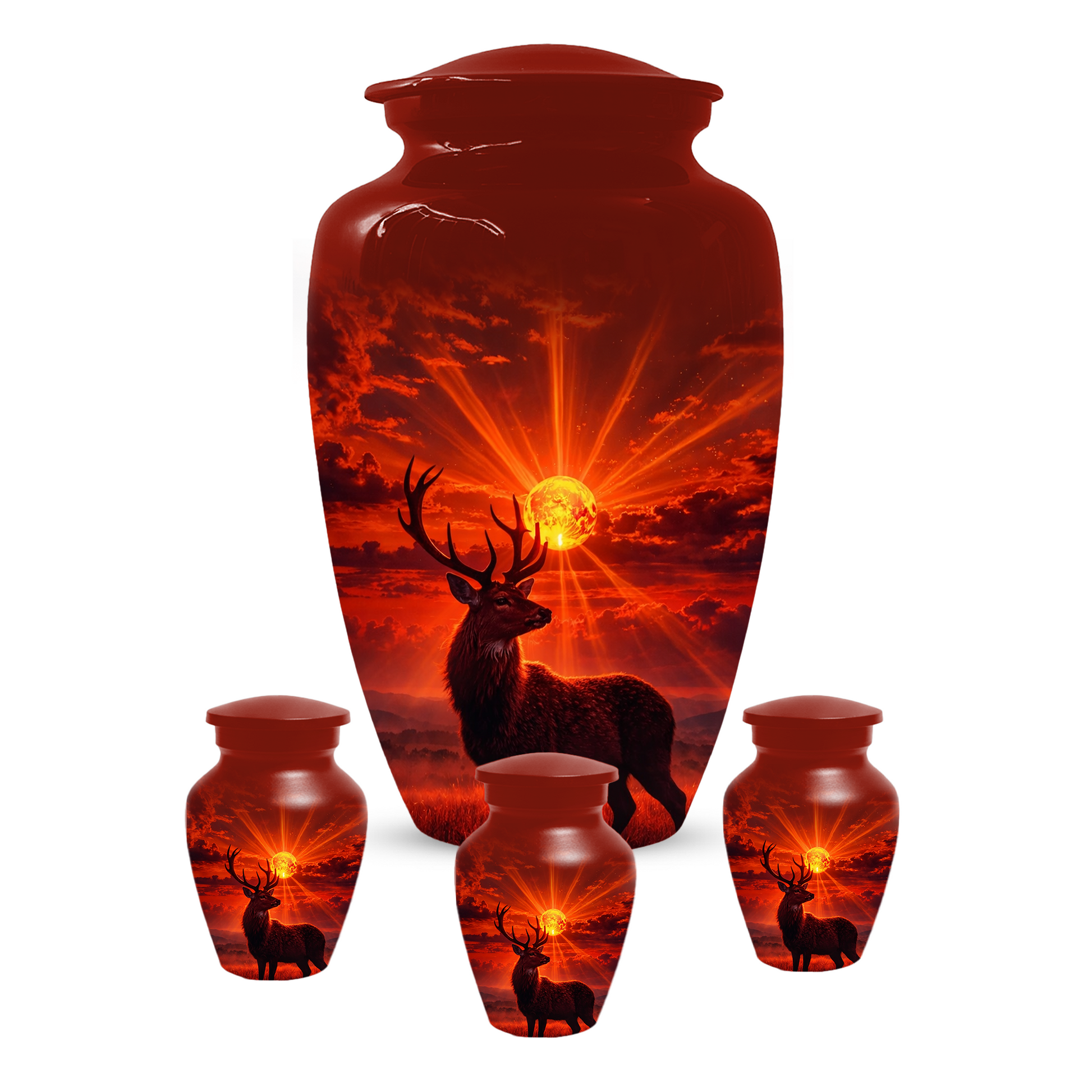 Deer Cremation Urn for Ashes | Adult Urn | Custom Memorial Urn