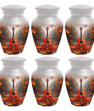 Guitar Memorial Urn for Mom - Music Keepsake Cremation Urns for Ashes
