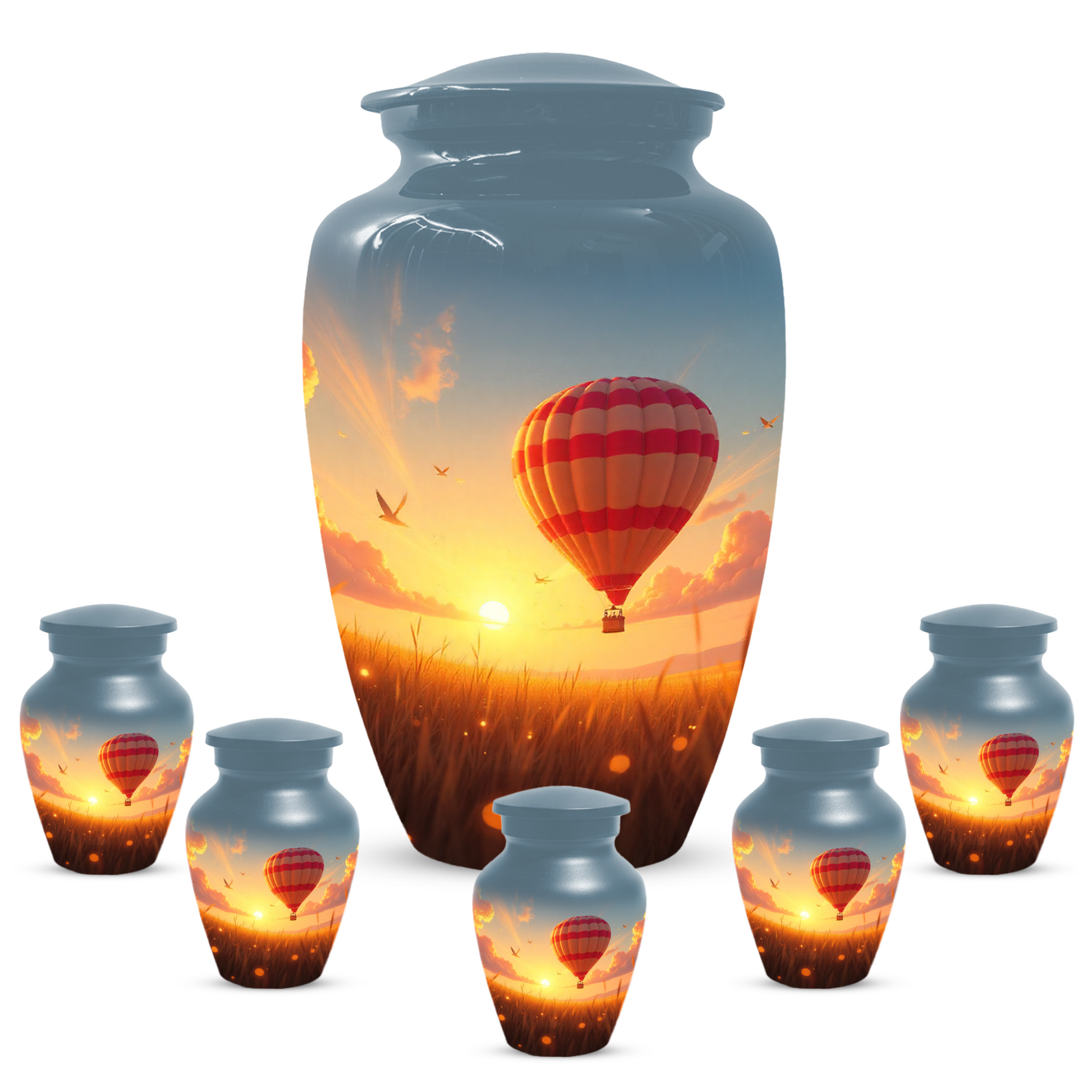 Personalized Hot Air Balloon Urn for Ashes – Custom Adult Cremation Urns for  Men & Women | Sunset Memorial  Keepsake