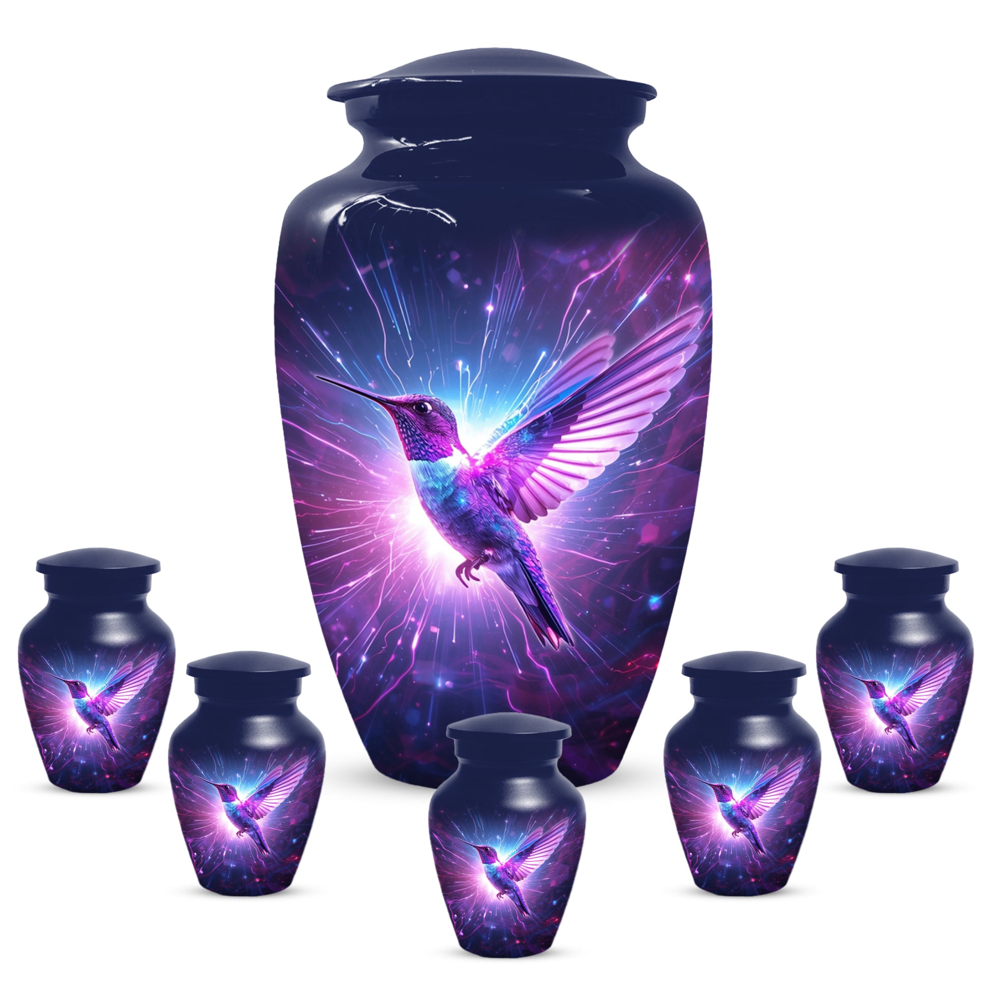 Hummingbird Cremation Urn for Human Ashes | Adult Hummingbird Memorial Urn