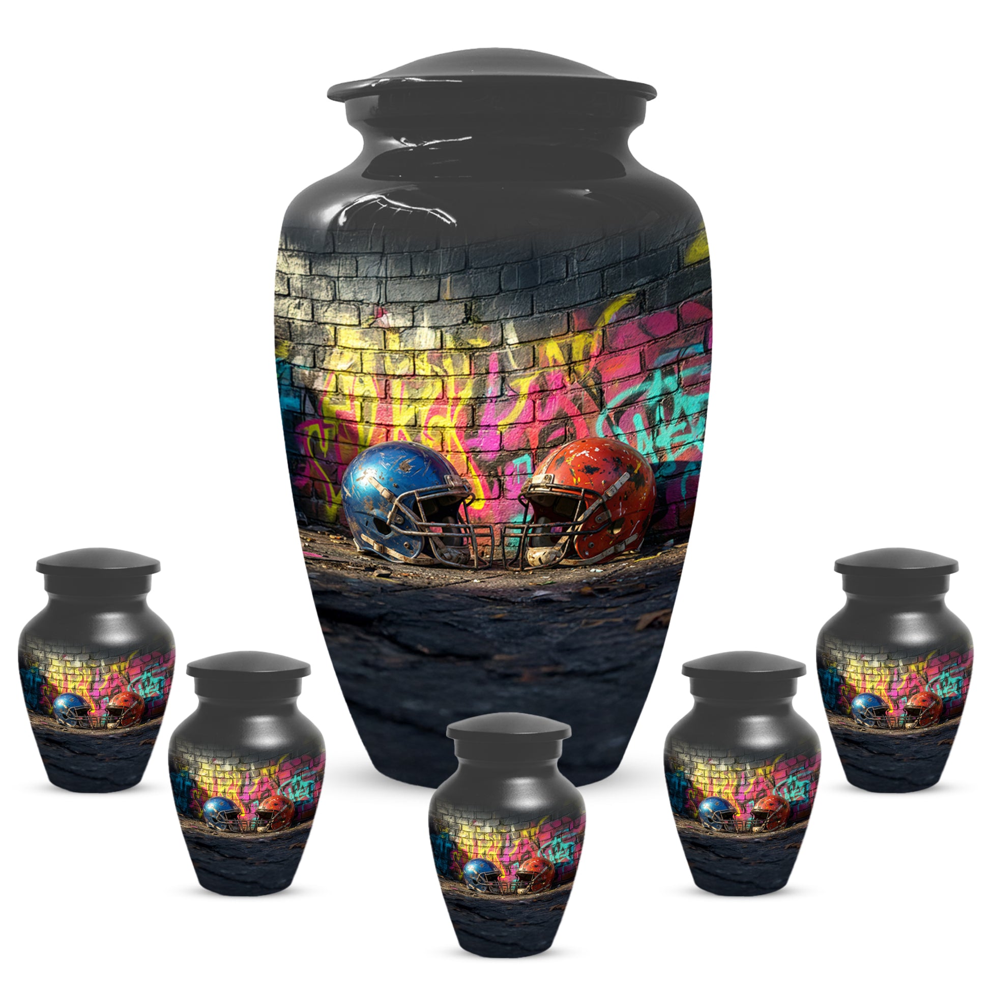 Football Helmet Urn for Dad – Custom Sports Cremation Urn for Ashes