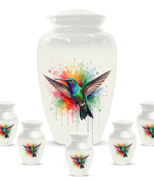 Humming Bird Urn for Human Ashes | Hummingbird Adult Cremation Urn – Beautiful Memorial Urn for Adults