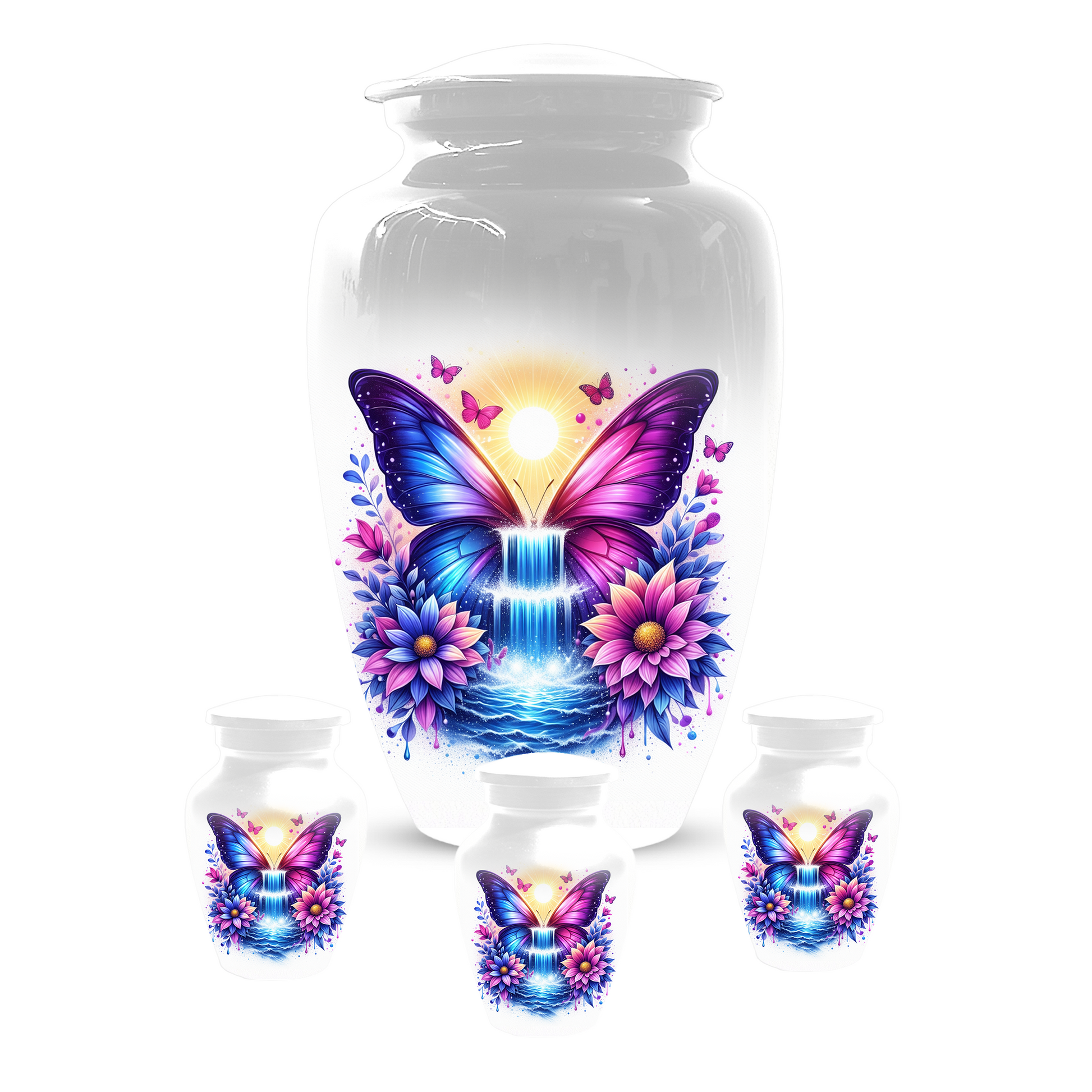 Butterfly Urn for Ashes | Custom Butterfly Cremation Urn for Human Ashes