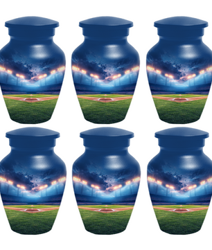 Baseball Urn for Ashes, Custom Baseball Memorial Urn, Stadium Cremation Urn