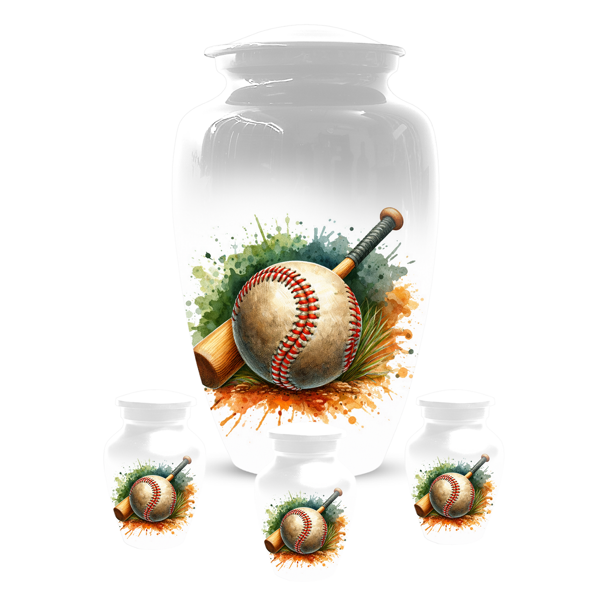 Baseball Urn for Ashes, Baseball Bat Cremation Urn