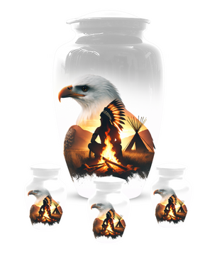 Personalized Eagle Urn for Ashes | Custom Eagle Memorial Urn