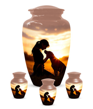 Dog Memorial Cremation Urn for Mom - Beautiful Urns for Women