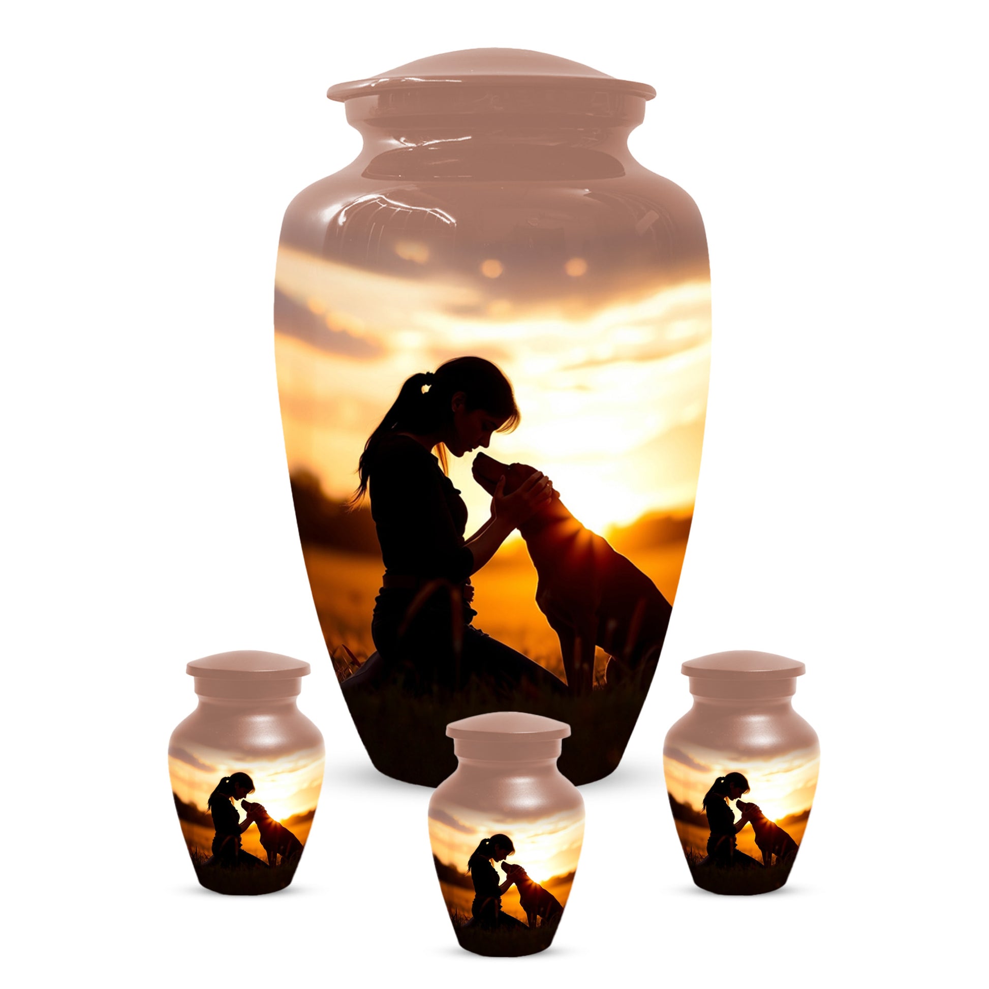 Dog Memorial Cremation Urn for Mom - Beautiful Urns for Women