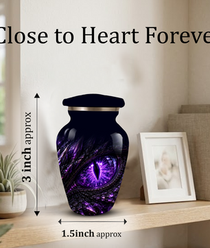 Dragon Eye Cremation Urn for Ashes | Personalized Dragon Urn | Fantasy Adult Memorial Urn