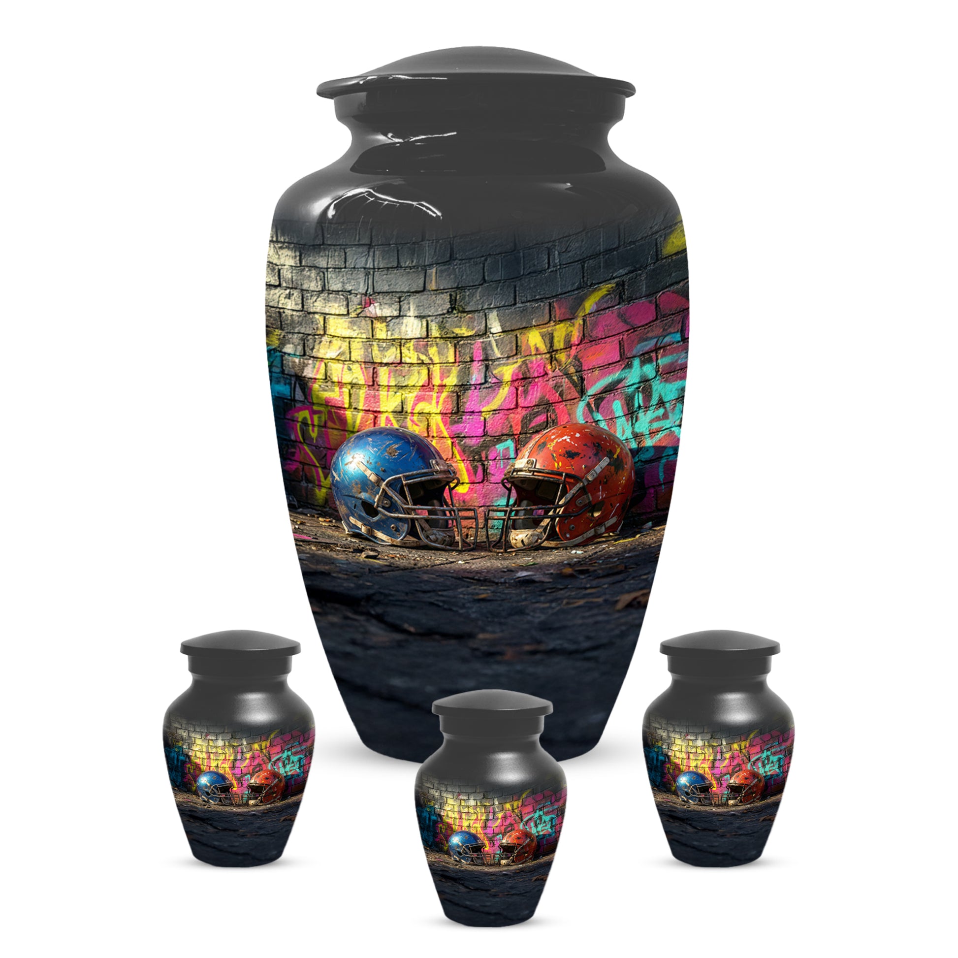Football Helmet Urn for Dad – Custom Sports Cremation Urn for Ashes