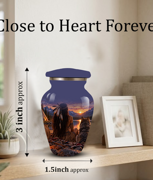 Adult Cremation Urn for Ashes | Personalized Adult Urn | Handmade Memorial Urn