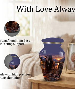 Adult Cremation Urn for Ashes | Personalized Adult Urn | Handmade Memorial Urn