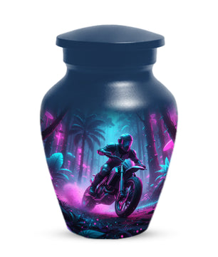 Dirt Bike Urn for Ashes - Personalized Motocross Memorial for Dad | Motorcycle Cremation Urns for Father