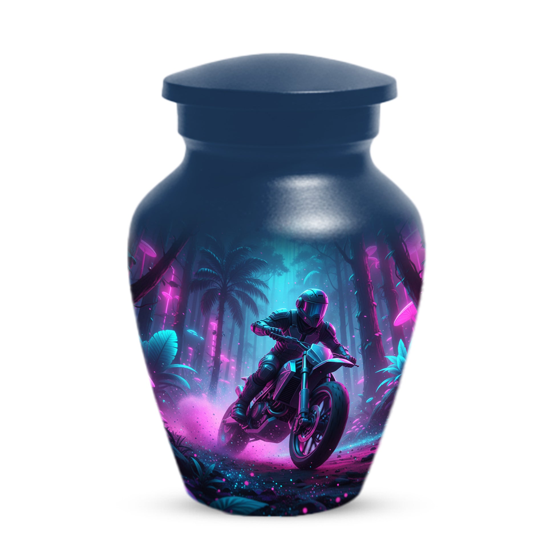 Dirt Bike Urn for Ashes - Personalized Motocross Memorial for Dad | Motorcycle Cremation Urns for Father